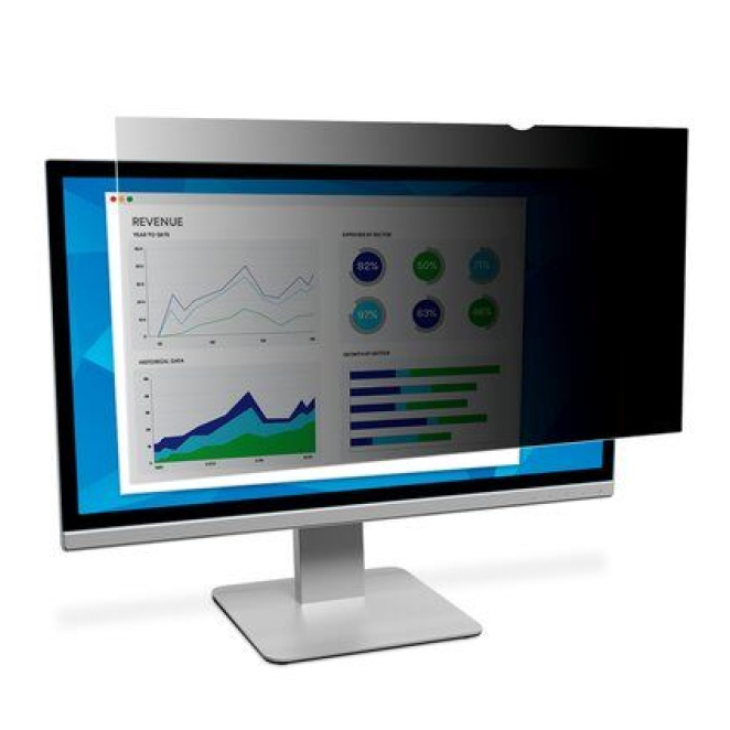 3M PF220W1B filtro para monitor 55,9 cm (22″) Filtro de privacidad para pantallas sin marco