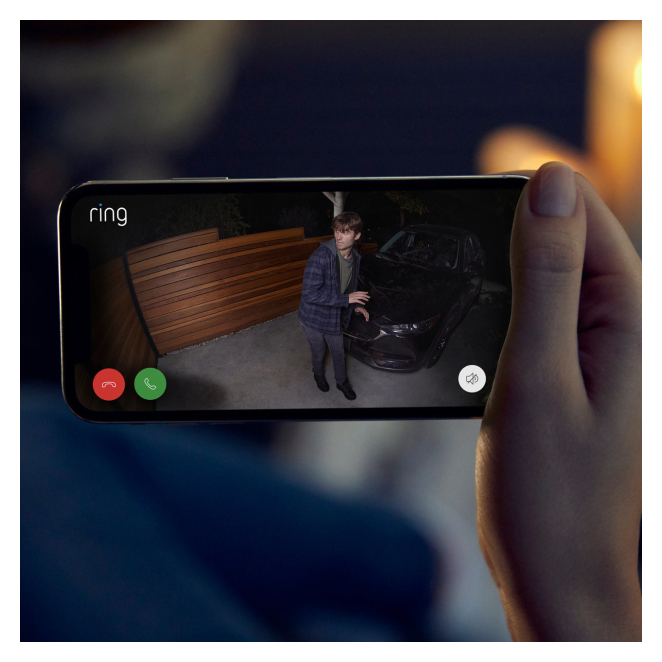 Ring Cam instalada en techo