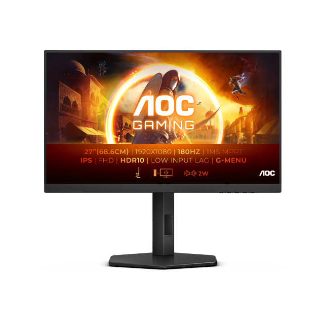 AOC G4 27G4X pantalla para PC 68,6 cm (27″) 1920 x 1080 Pixeles Full HD LED Negro