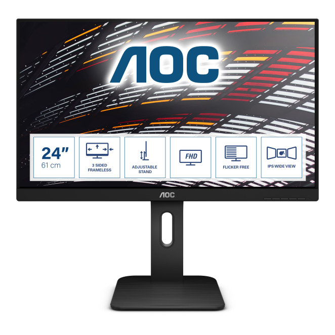 AOC P1 X24P1 pantalla para PC 61 cm (24″) 1920 x 1200 Pixeles WUXGA LED Negro