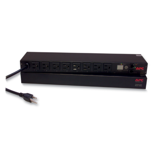 APC AP7900B unidad de distribución de energía (PDU) 8 salidas AC 1U Negro