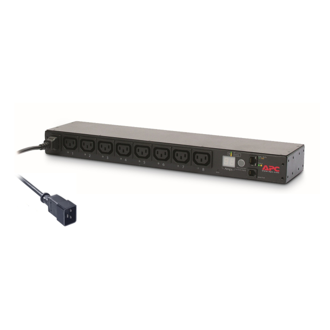 APC AP7921B unidad de distribución de energía (PDU) 8 salidas AC 0U/1U Negro