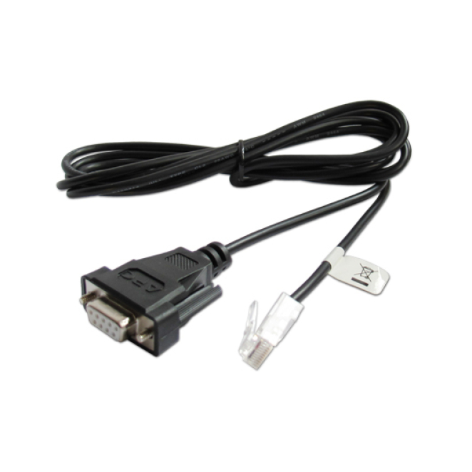 APC AP940-0625A cambiador de género para cable DB9 RJ45 Negro