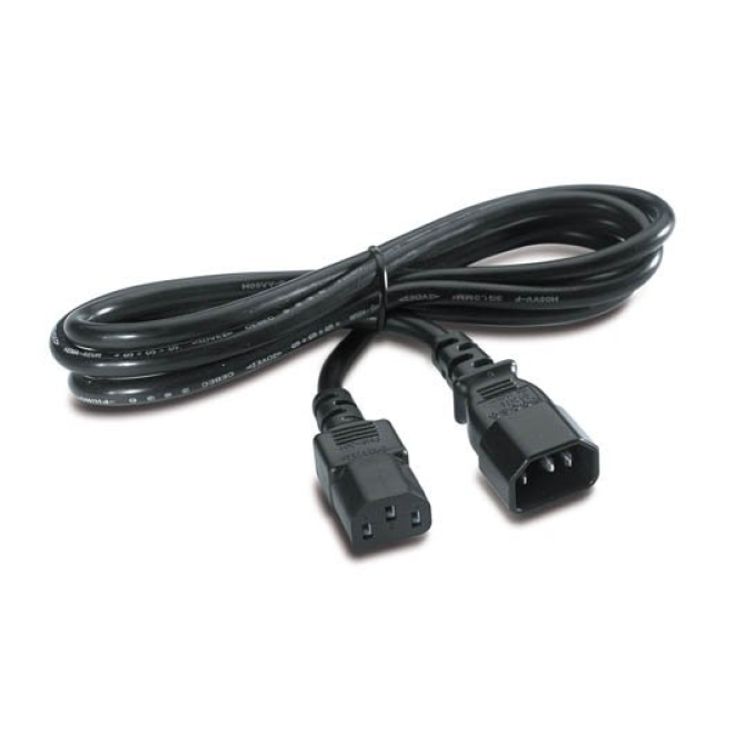 APC C13/C14 2.5m Negro 2,5 m C14 acoplador C13 acoplador
