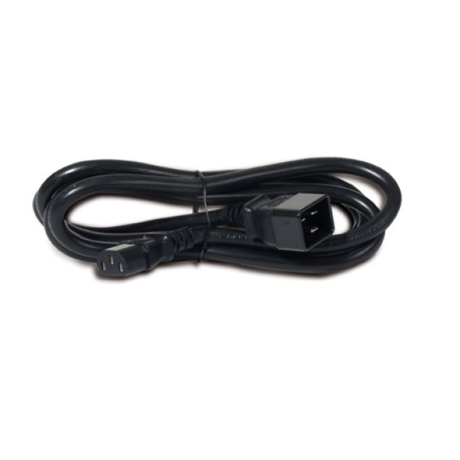 APC C13/C20 2m Negro C20 acoplador C13 acoplador