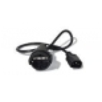 APC AP9880 cable de transmisión Negro 0,6 m C14 acoplador CEE7/7