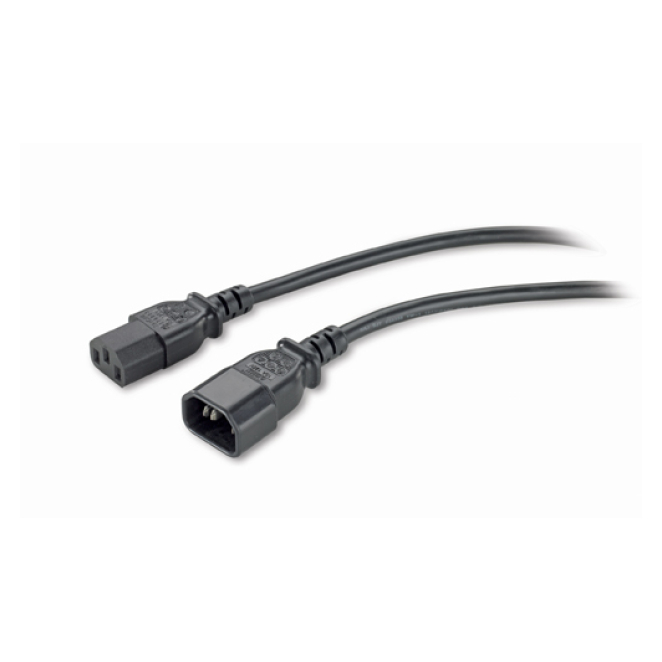 APC PWR Cord C13 - C14, 0.6 m Negro 0,61 m C13 acoplador C14 acoplador