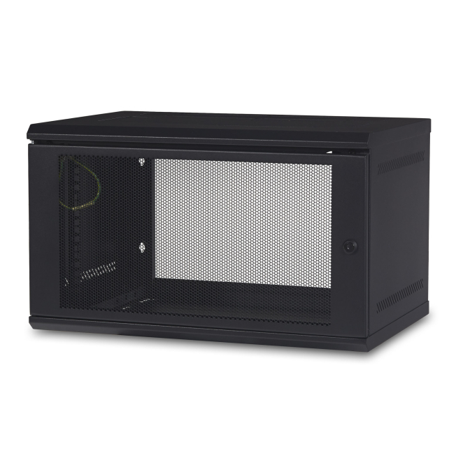 APC AR106 armario rack 6U Bastidor de pared Negro