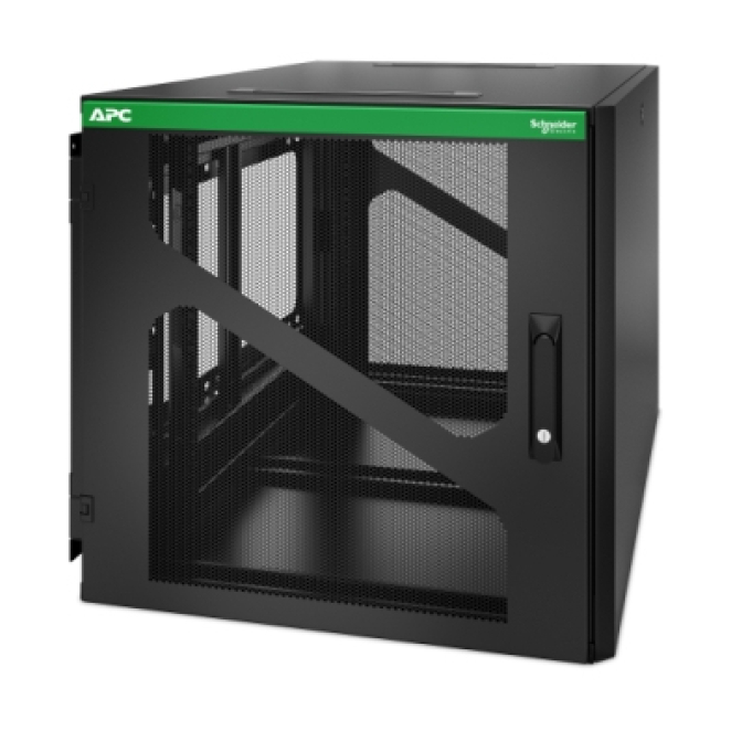 APC AR112SM armario rack 12U visualizado en el entorno