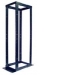 APC NetShelter 4 Post Open Frame Rack Square Holes Black