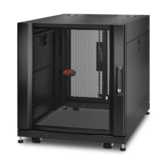 APC NetShelter SX 12U Rack o bastidor independiente Negro