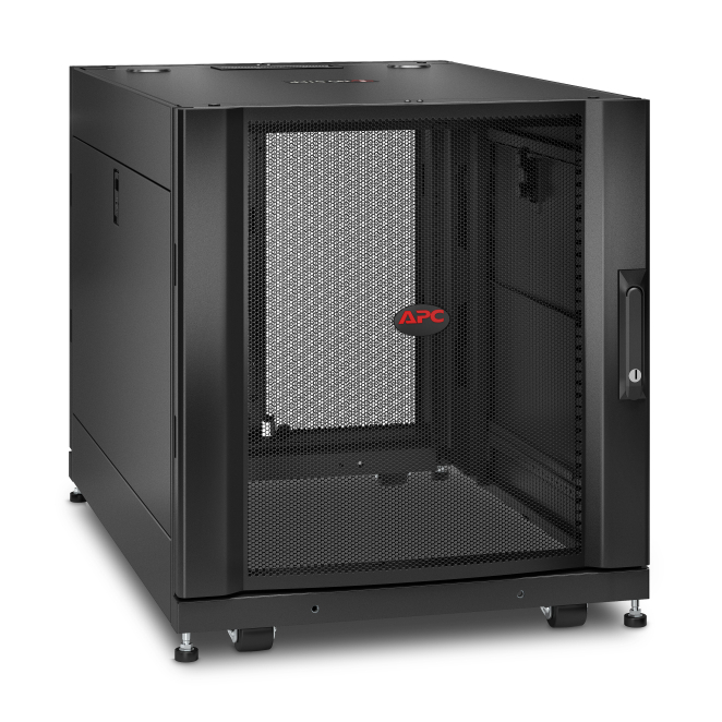 APC NetShelter SX 12U Rack o bastidor independiente Negro