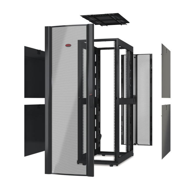 APC NetShelter SX 42U Rack o bastidor independiente Negro