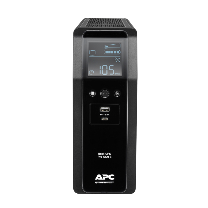APC BACK UPS PRO BR 1200VA sistema de alimentación ininterrumpida (UPS) Línea interactiva 1,2 kVA 720 W 8 salidas AC