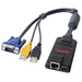 APC KVM-USBVMCAC cable para video, teclado y ratón (kvm) Negro