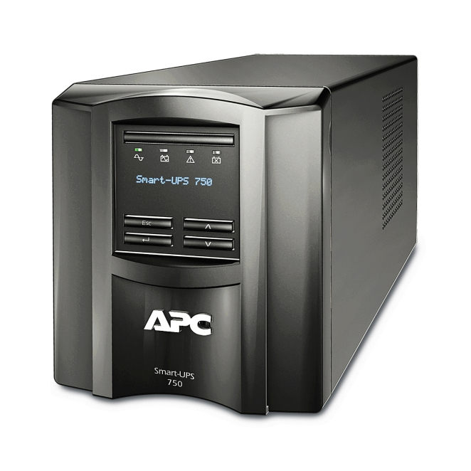 APC SMT750IC sistema de alimentación ininterrumpida (UPS) Línea interactiva 0,75 kVA 500 W 6 salidas AC