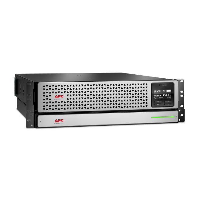 APC SMART-UPS SRT LI-ION 3000VA RM ACCS sistema de alimentación ininterrumpida (UPS) Doble conversión (en línea) 3 kVA 2700 W 8 salidas AC