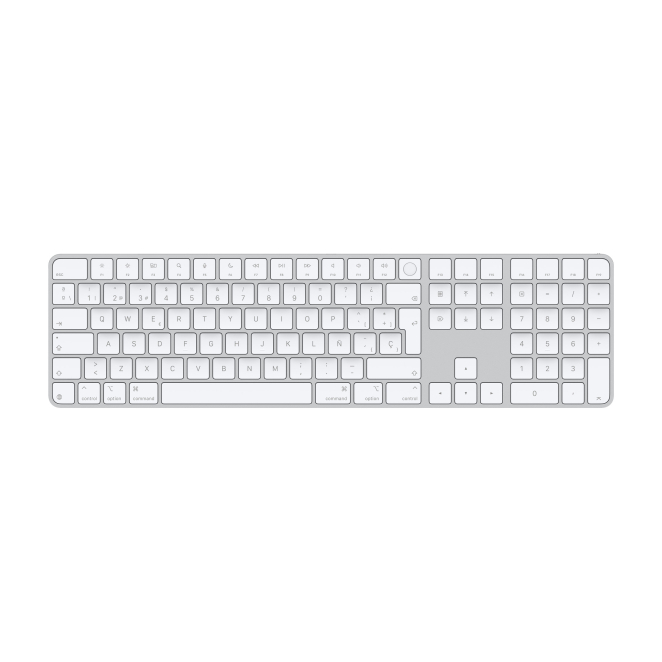 Apple Magic teclado Universal USB + Bluetooth QWERTY Español Blanco