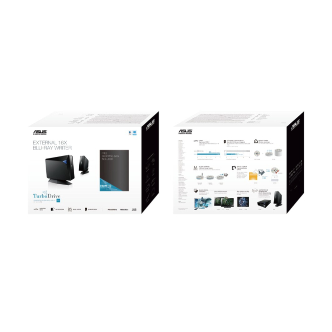 ASUS BW-16D1H-U PRO vista lateral