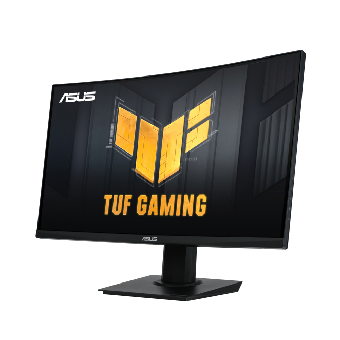 Monitor ASUS TUF Gaming VG24VQER en escritorio