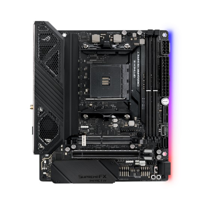 ASUS ROG Crosshair VIII Impact AMD X570 Zócalo AM4 Mini DTX