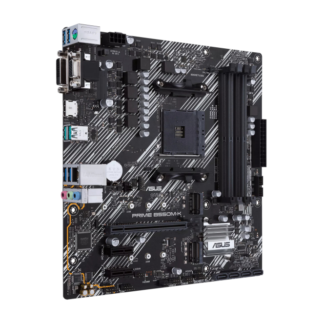 ASUS PRIME B550M-K, ranuras de memoria DIMM, soporte DDR4