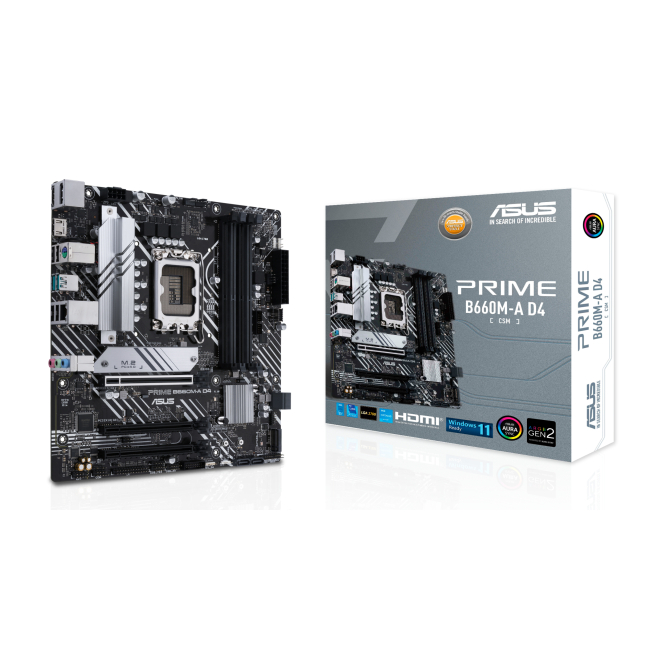ASUS PRIME B660M-A D4-CSM Intel B660 LGA 1700 micro ATX placa base