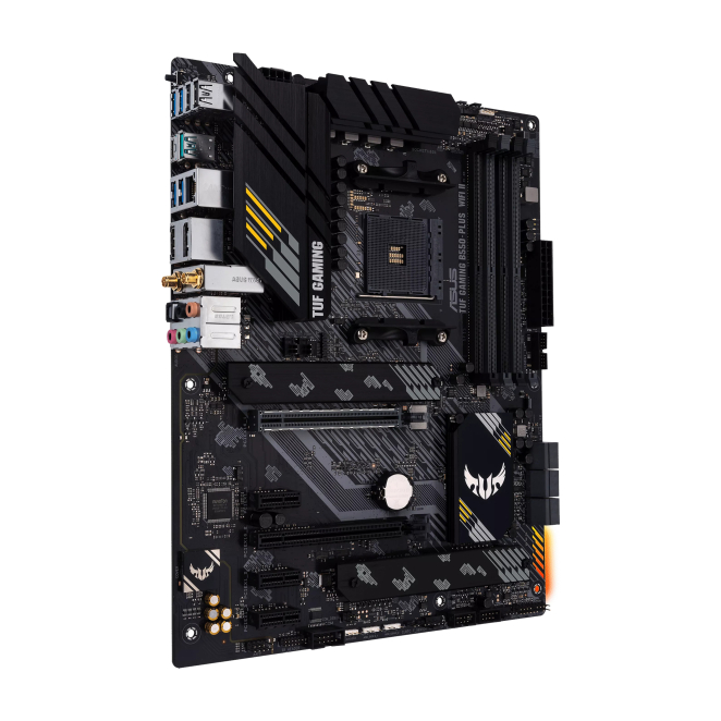 ASUS TUF Gaming B550-PLUS WiFi II conexiones traseras