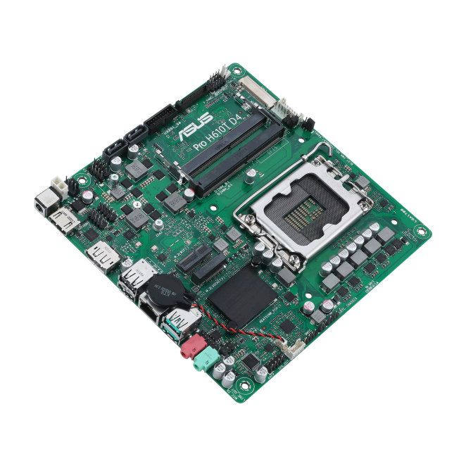 ASUS Pro H610T D4-CSM con múltiples características destacadas