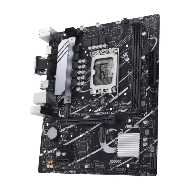 ASUS PRIME B760M-K D4 conexiones traseras