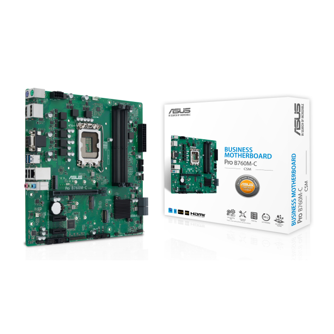 ASUS PRO B760M-C-CSM placa base LGA 1700