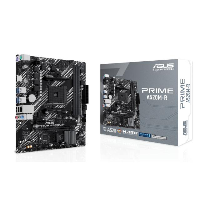 ASUS PRIME A520M-R AMD A520 Zócalo AM4 micro ATX