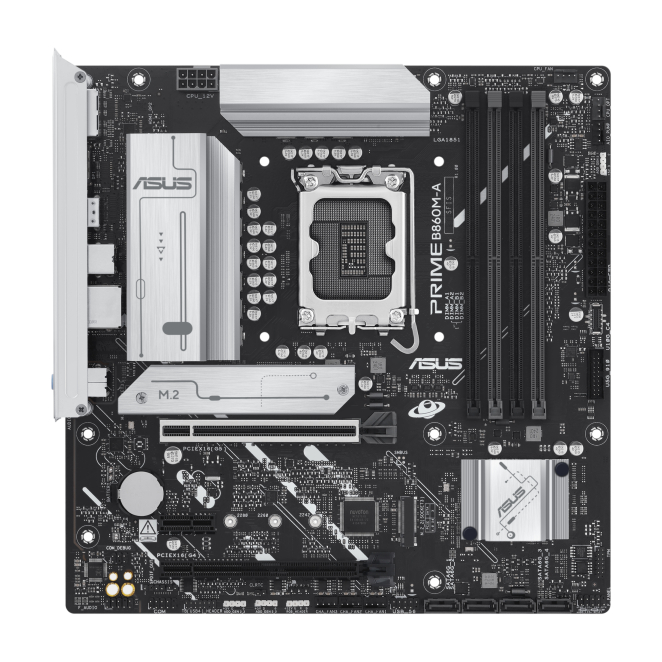 ASUS PRIME B860M-A-CSM múltiples puertos USB y conectores
