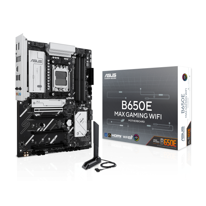 ASUS B650E MAX GAMING WIFI AMD B650 Zócalo AM5 ATX