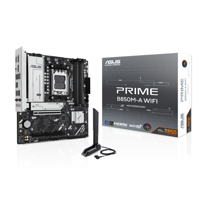 ASUS PRIME B850M-A WIFI AMD B850 Zócalo AM5 micro ATX primera imagen