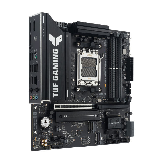 ASUS TUF GAMING B850M-E WIFI panel trasero