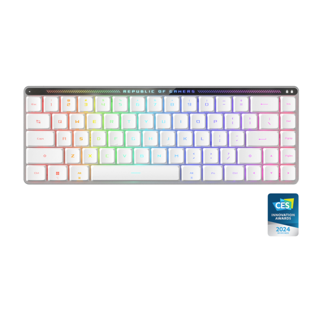 ASUS ROG Falchion RX Low Profile keyboard RGB lighting