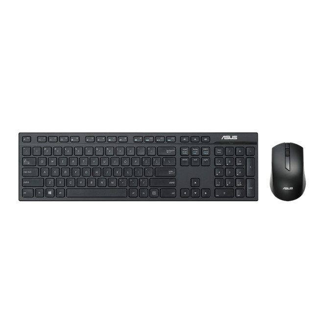 ASUS W2500 teclado Ratón incluido Juego RF inalámbrico QWERTY Negro