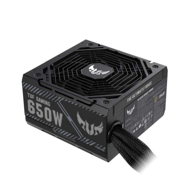 ASUS TUF-GAMING-650B unidad de fuente de alimentación 650 W 20+4 pin ATX ATX Negro