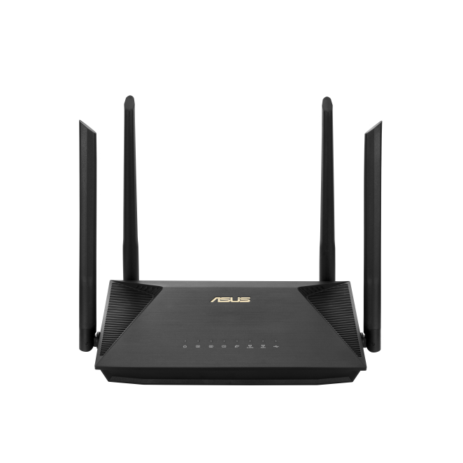 ASUS RT-AX1800U router inalámbrico Gigabit Ethernet Doble banda (2,4 GHz / 5 GHz) Negro