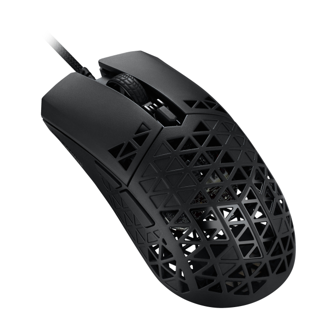 Ratón gaming ASUS TUF Gaming M4 Air en uso