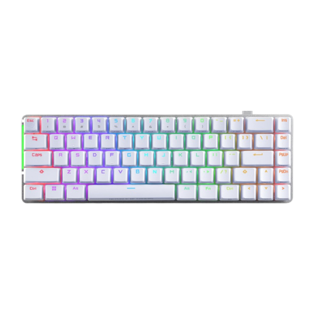 ASUS ROG Falchion Ace teclado Juego USB QWERTY Inglés Blanco