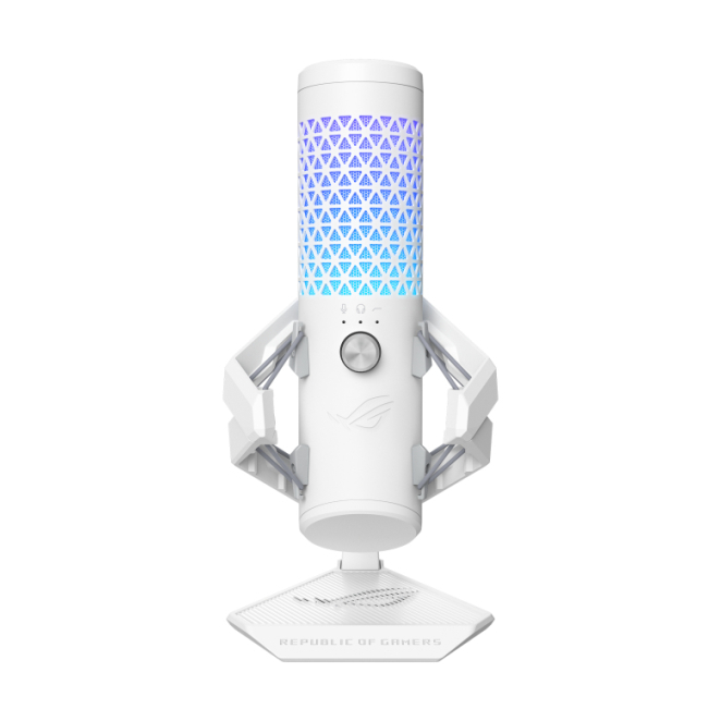 ASUS ROG Carnyx Blanco Micrófono de superficie para mesa