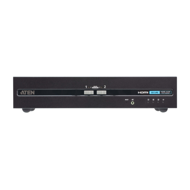 ATEN Switch KVM de seguridad avanzada HDMI dual display USB de 2 puertos (compatible con PSD PP v4.0)