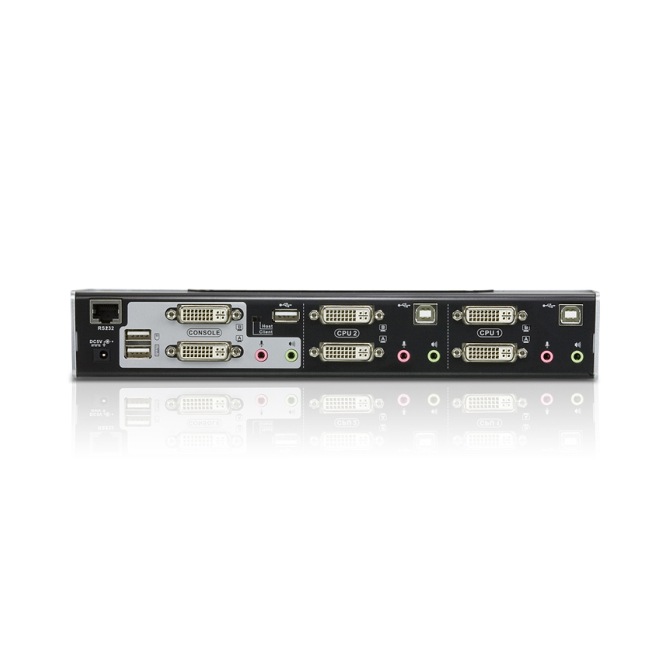 ATEN Switch KVMP™ DVI/Audio dual link/dual display USB de 2 puertos