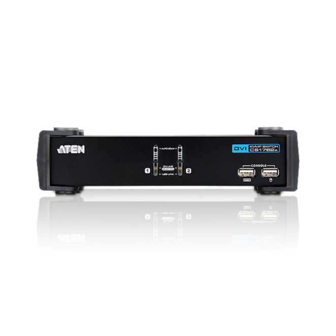 ATEN Switch KVMP™ DVI/Audio USB de 2 puertos características