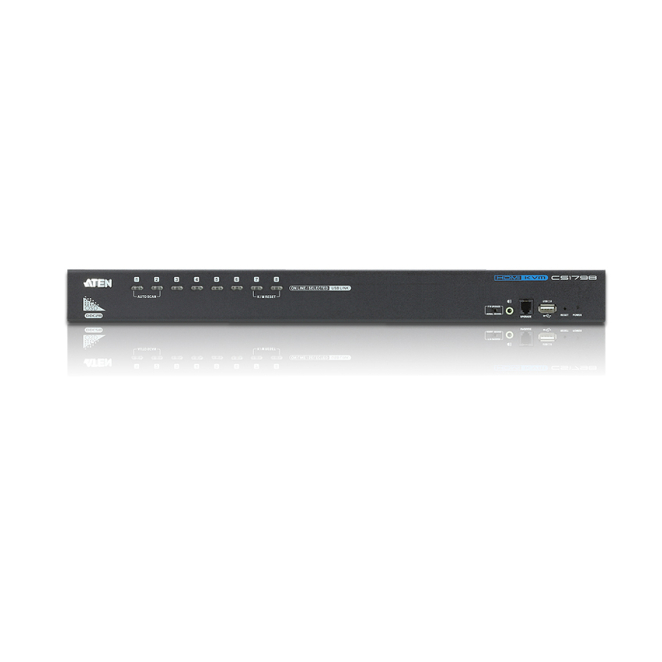 Audio y resolución del ATEN Switch KVM HDMI/Audio USB de 8 puertos