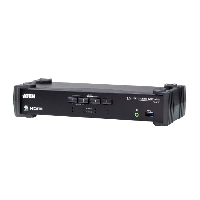 ATEN Switch KVMP™ HDMI 4K USB 3.0 de 4 puertos
