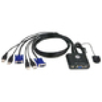 ATEN CS22U-A7 interruptor KVM Negro