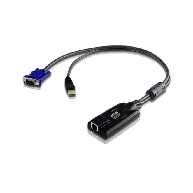 ATEN Adaptador KVM VGA USB con Virtual Media